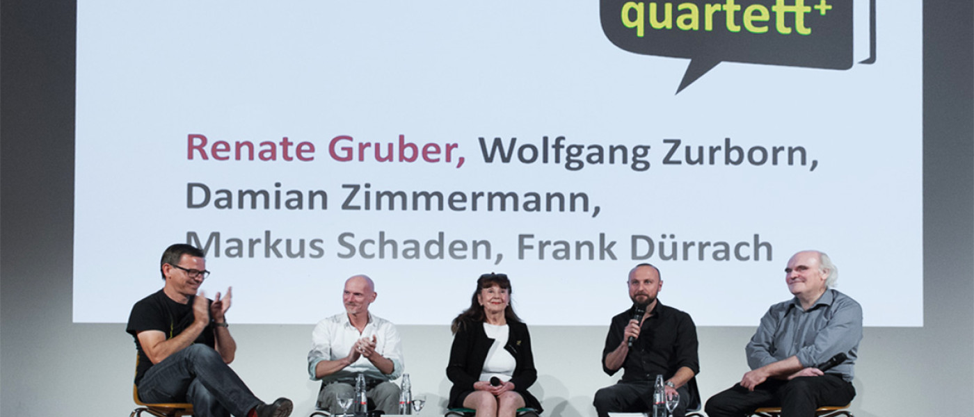 Fotobuchquartett gastierte im MAKK - mit Renate Gruber - dem Studium der Fotografie vor Publikum.